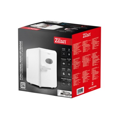 Zilan ZLN1153 mini hűtőszekrény, 36 W, 4 liter kapacitás, hűtésre és melegítésre is alkalmas, 230 V és 12 V üzemelés